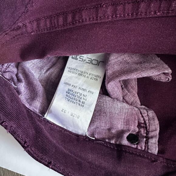 Joe’s Jeans burgundy skinny jeans - Picture 6 of 9